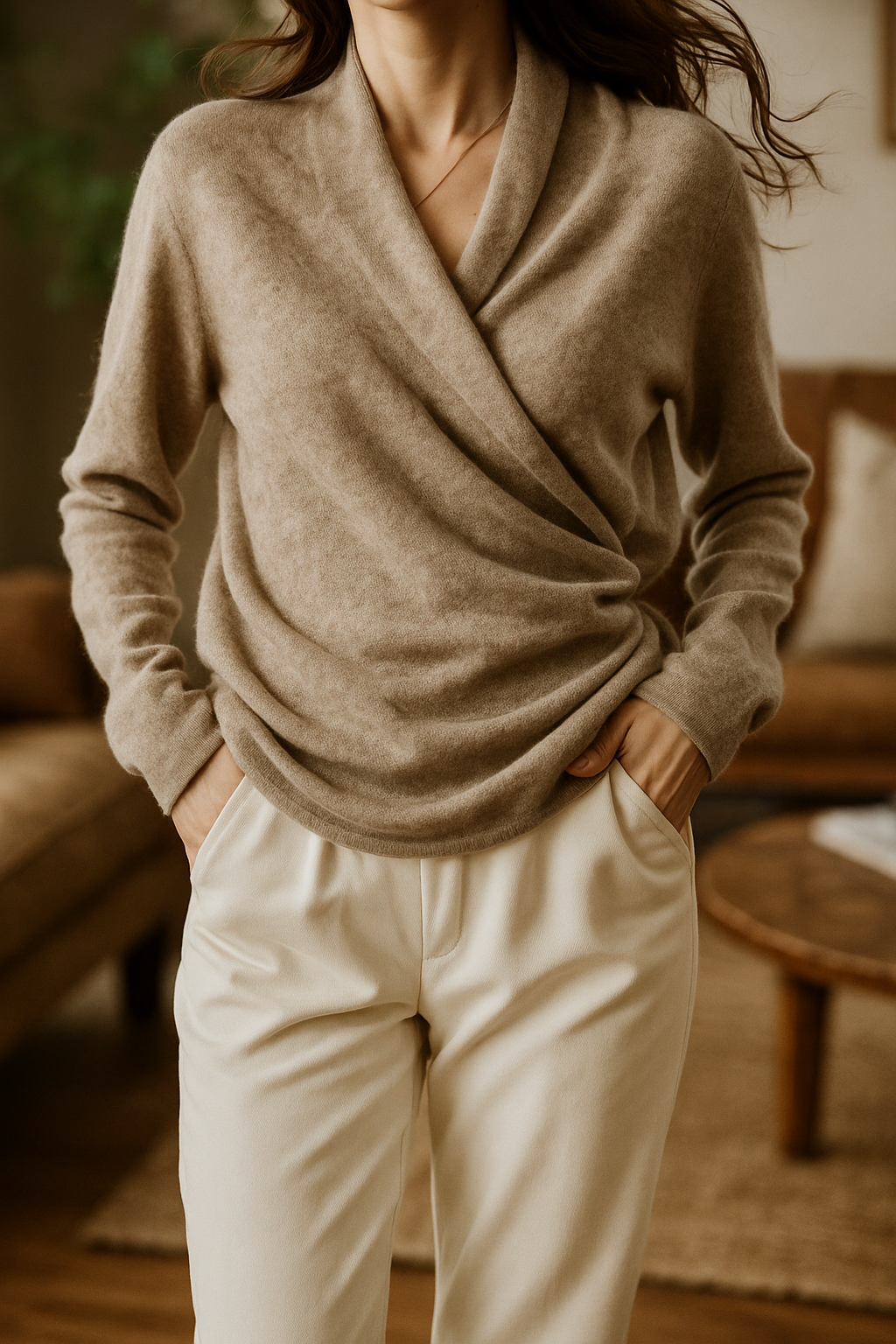 Sweter z Kaszmiru – Luksusowo Miękki Sweter