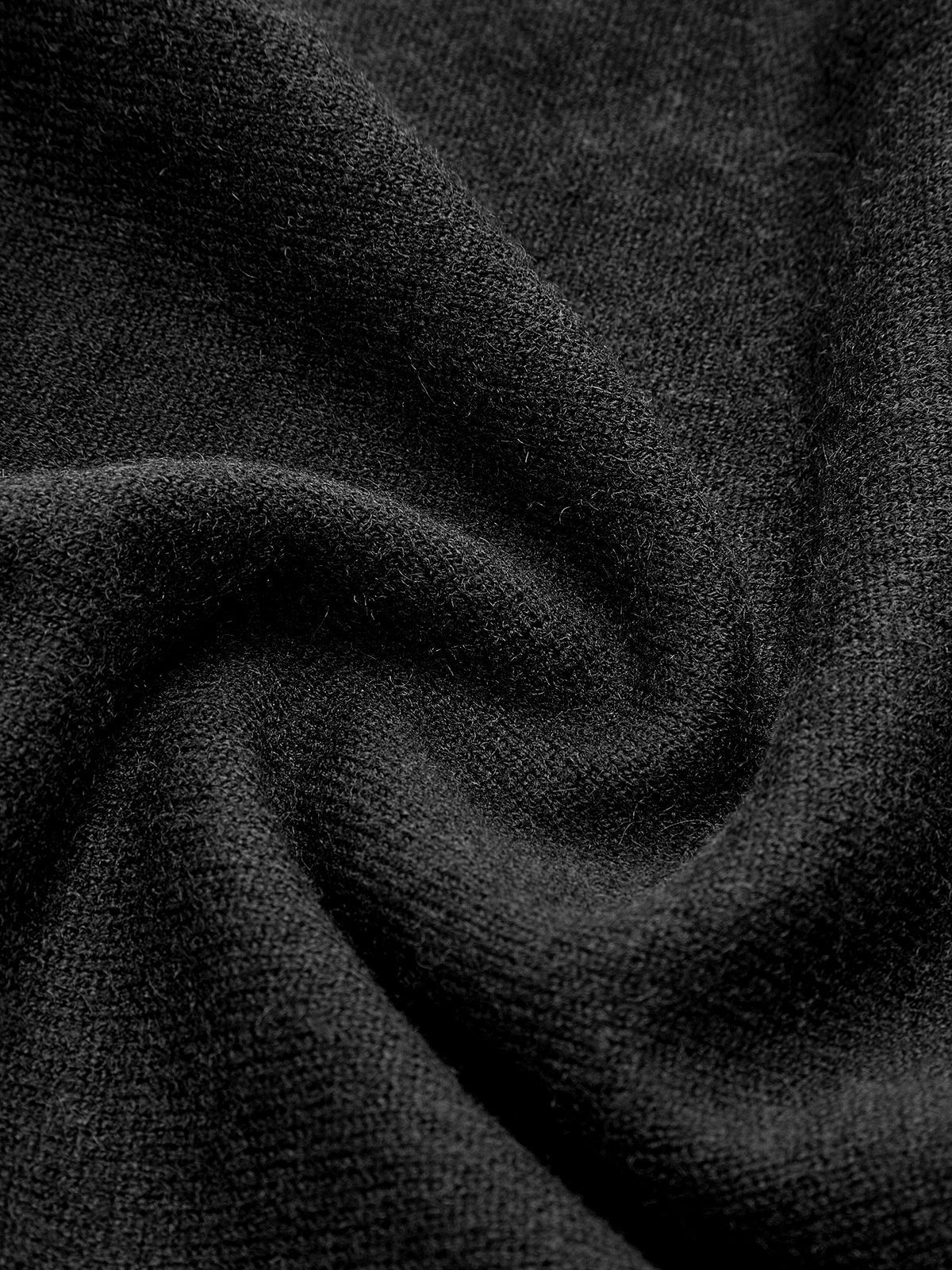 Jednolity Sweter Sukienka – Elegancka Krótka Dzianinowa Sukienka Damska z Wysokim Rozciągliwością