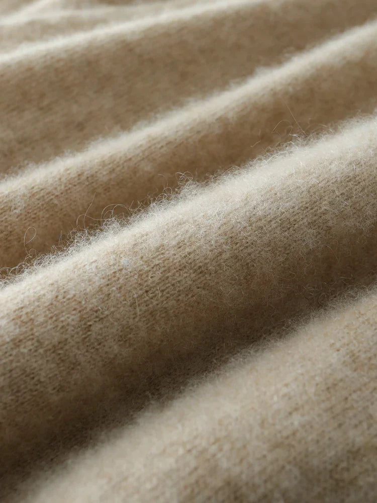 Damski Sweter z Kaszmiru - Sweter Miękkiter w Stylu Crossover