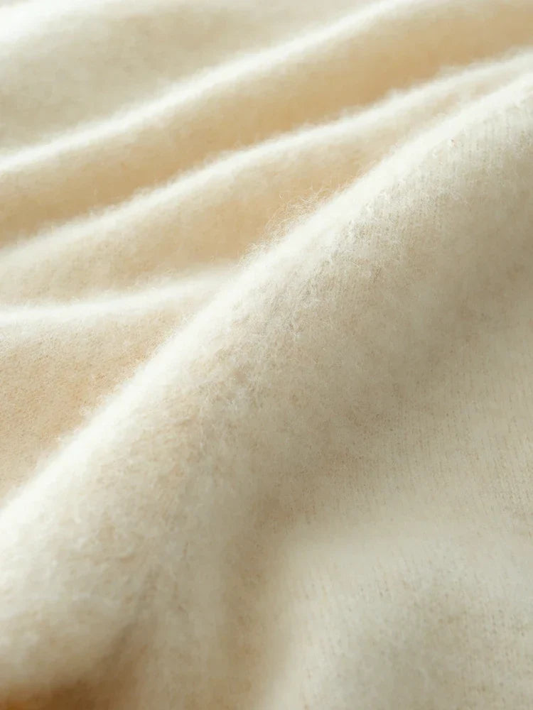 Damski Sweter z Kaszmiru - Sweter Miękkiter w Stylu Crossover