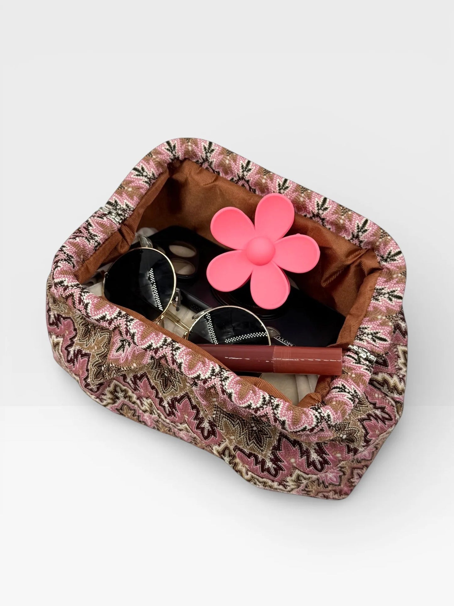 Bianca Jacquard Plisowana Kopertówka