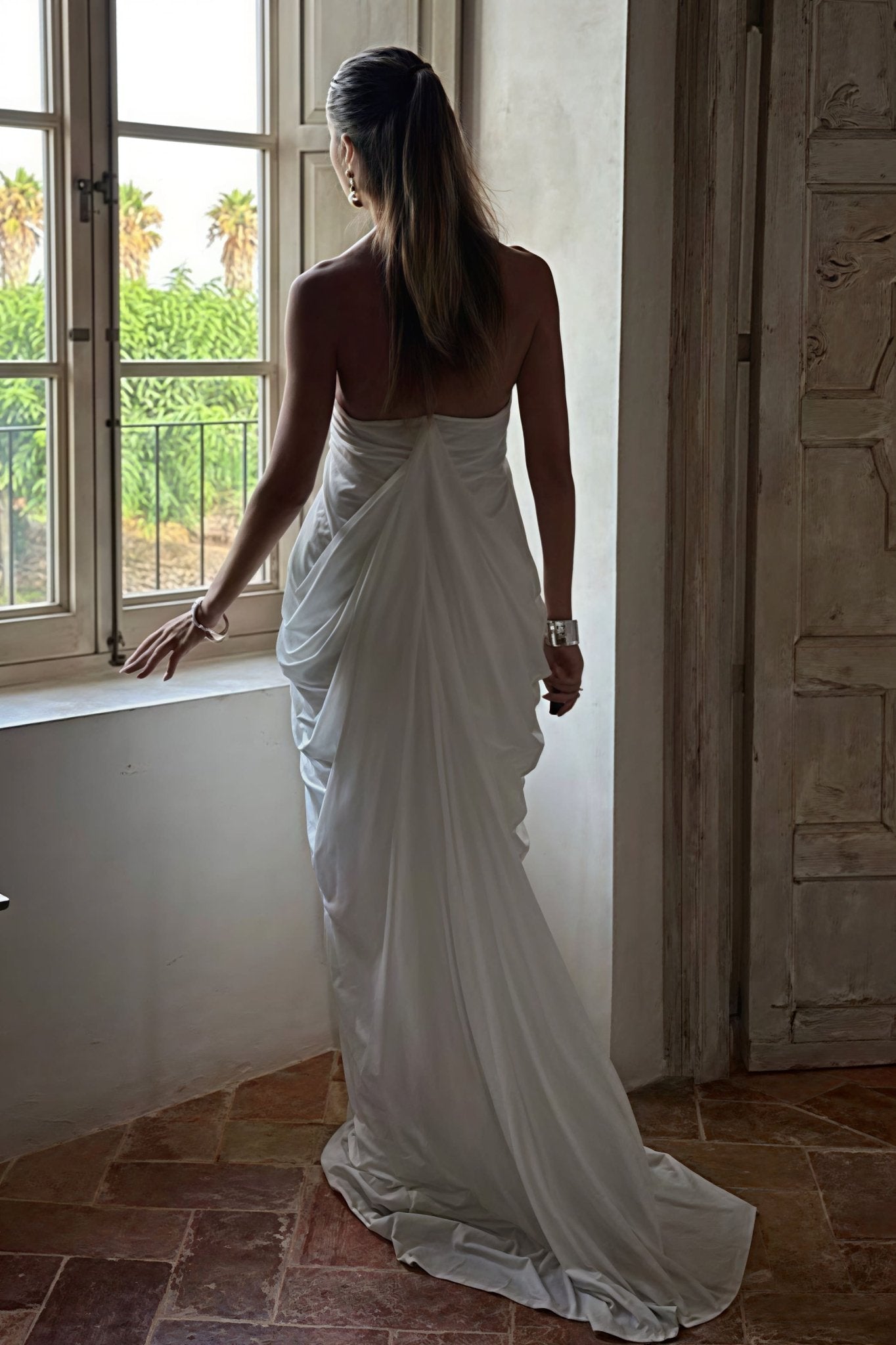 Sukienka maxi z tiulu Beatrice Rüschen-Halter