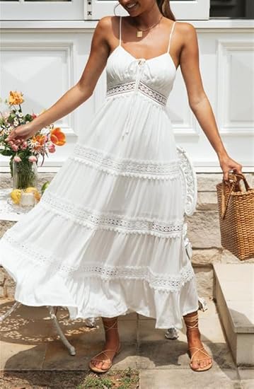 Elena bezrękawnikowe Boho-Maxikleid na lato
