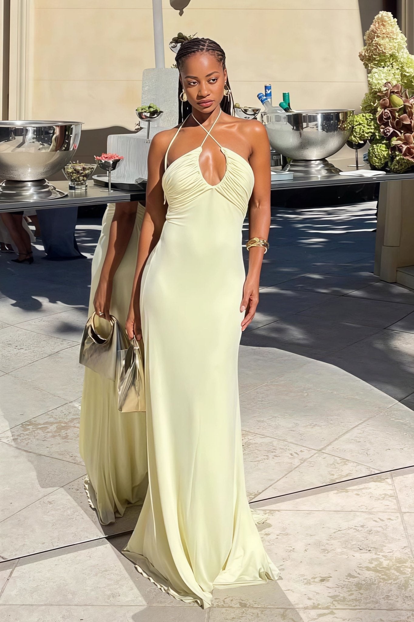 Sukienka Maxikleid Valentina Halterneck Syrenka