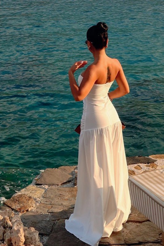 Sukienka Maxi Camille Cut-Out bez ramiączek