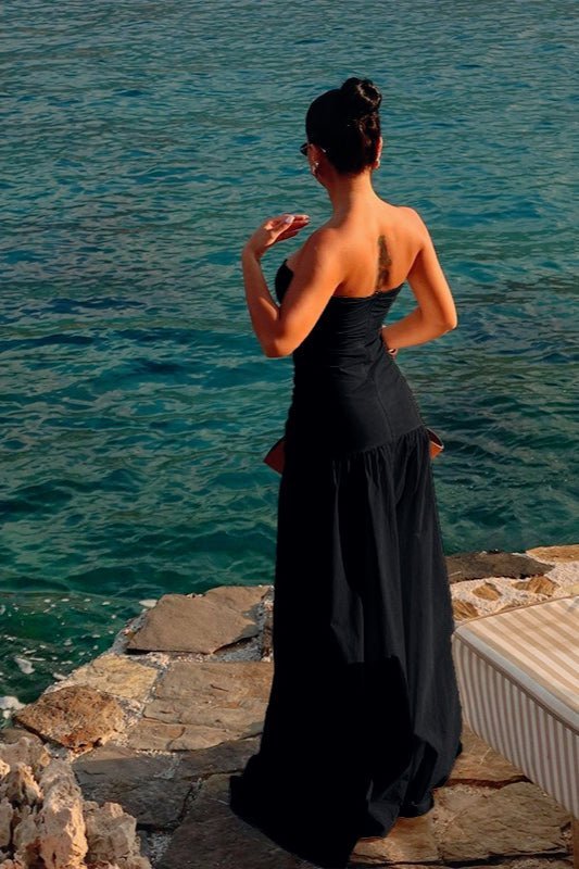 Sukienka Maxi Camille Cut-Out bez ramiączek