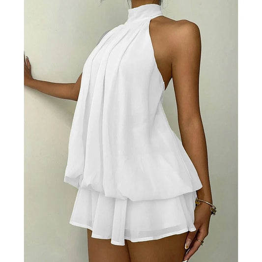 Sukienka minikleid Eden z dekoltem halter