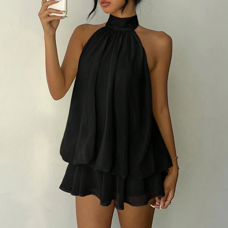 Sukienka minikleid Eden z dekoltem halter
