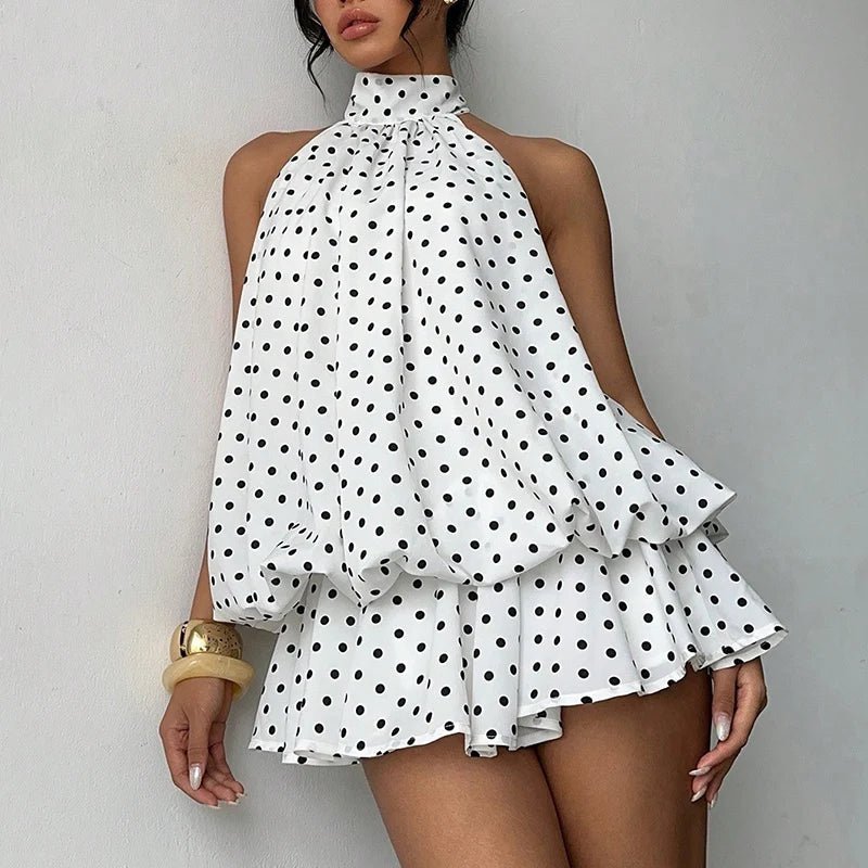Sukienka minikleid Eden z dekoltem halter