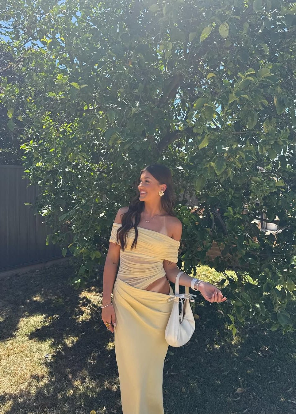 Sukienka Maxi Jessa Off-Shoulder-Mesh