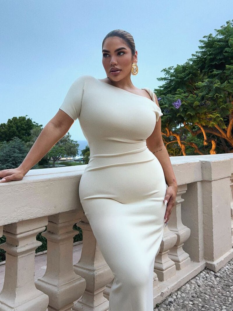 Kylie skręcone maxi sukienka