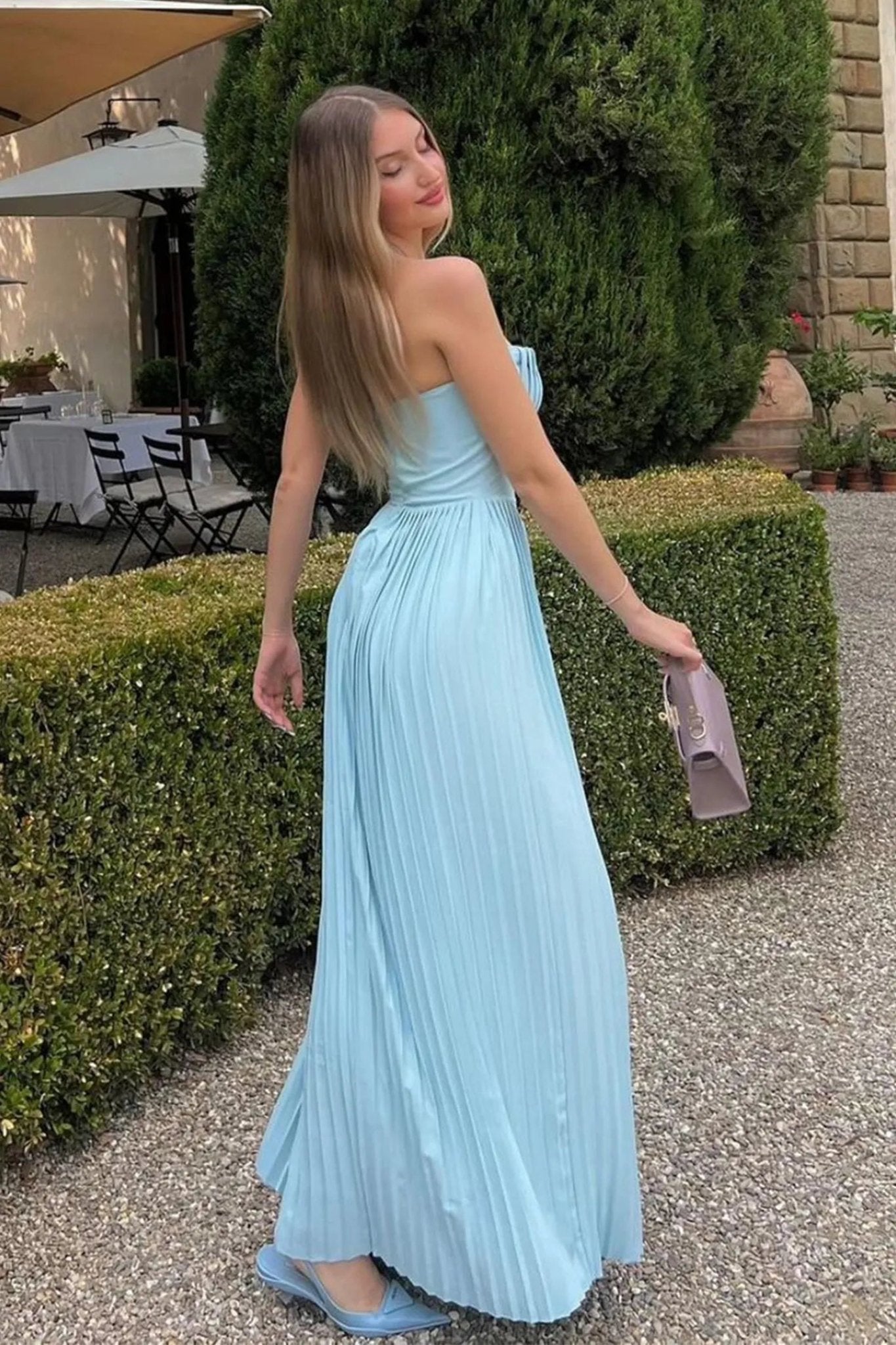 Sukienka maxi bez ramiączek Selena