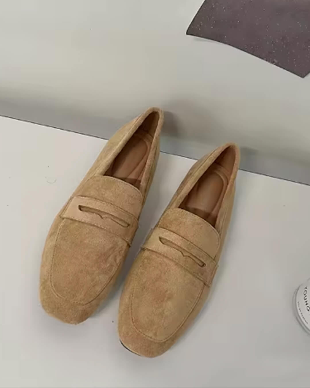 Bianca Slip-On-Loafer z zamszu