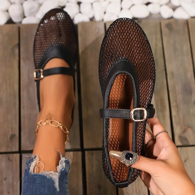 Baleriny Hermione Mesh Mary-Jane