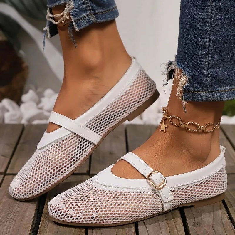 Baleriny Hermione Mesh Mary-Jane