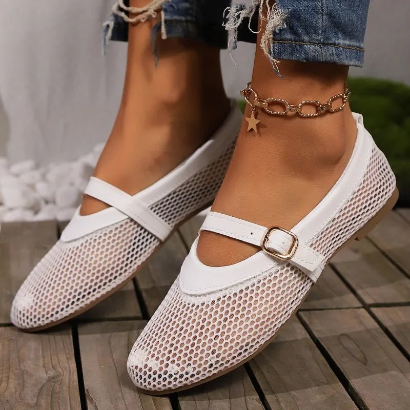 Baleriny Hermione Mesh Mary-Jane