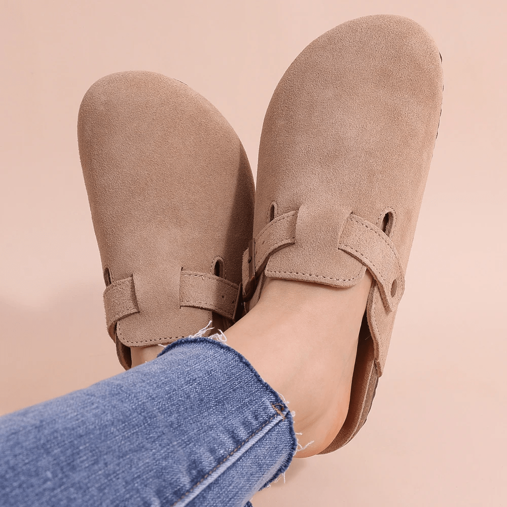 Sandały Minerva Slip-on z regulowanym zapięciem