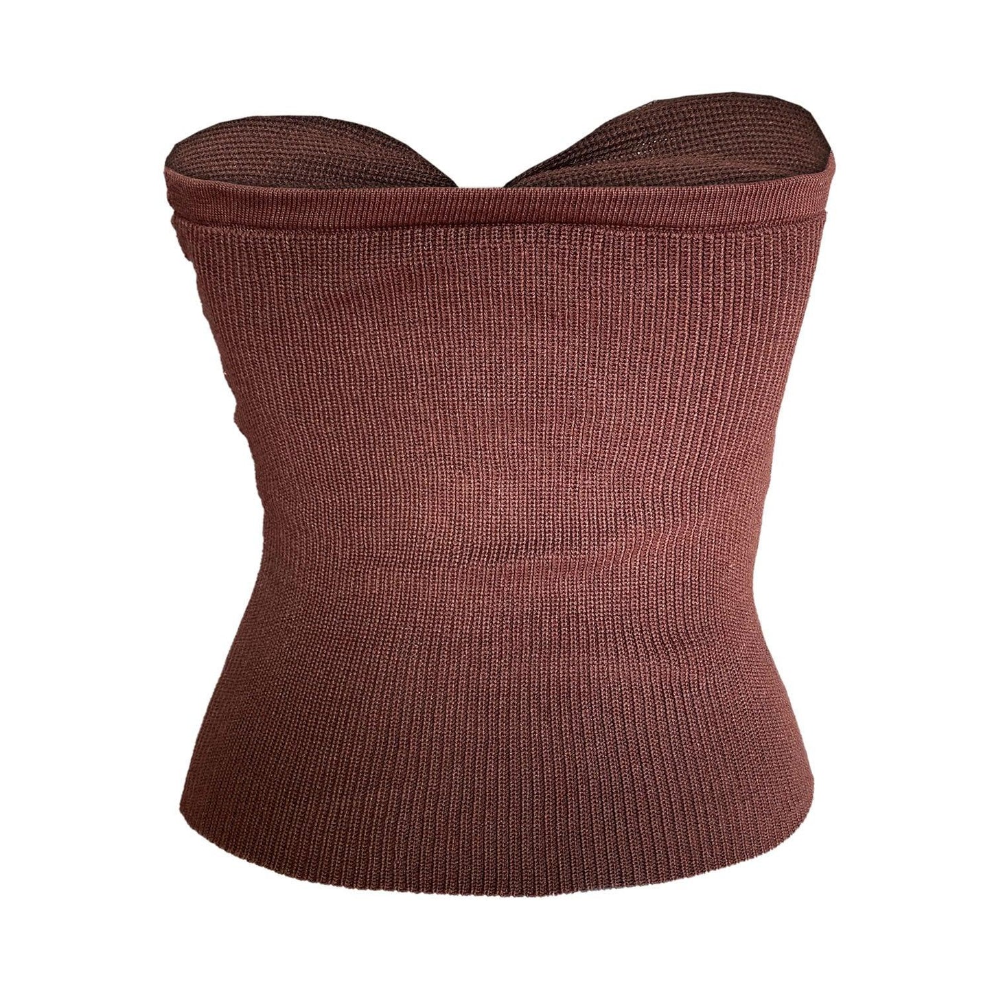 Top Iris Bez Ramiączek Off-Shoulder