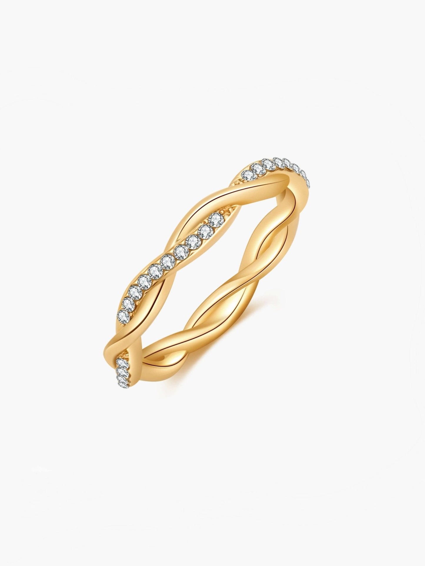 Arabel Infinity Twist Strassring