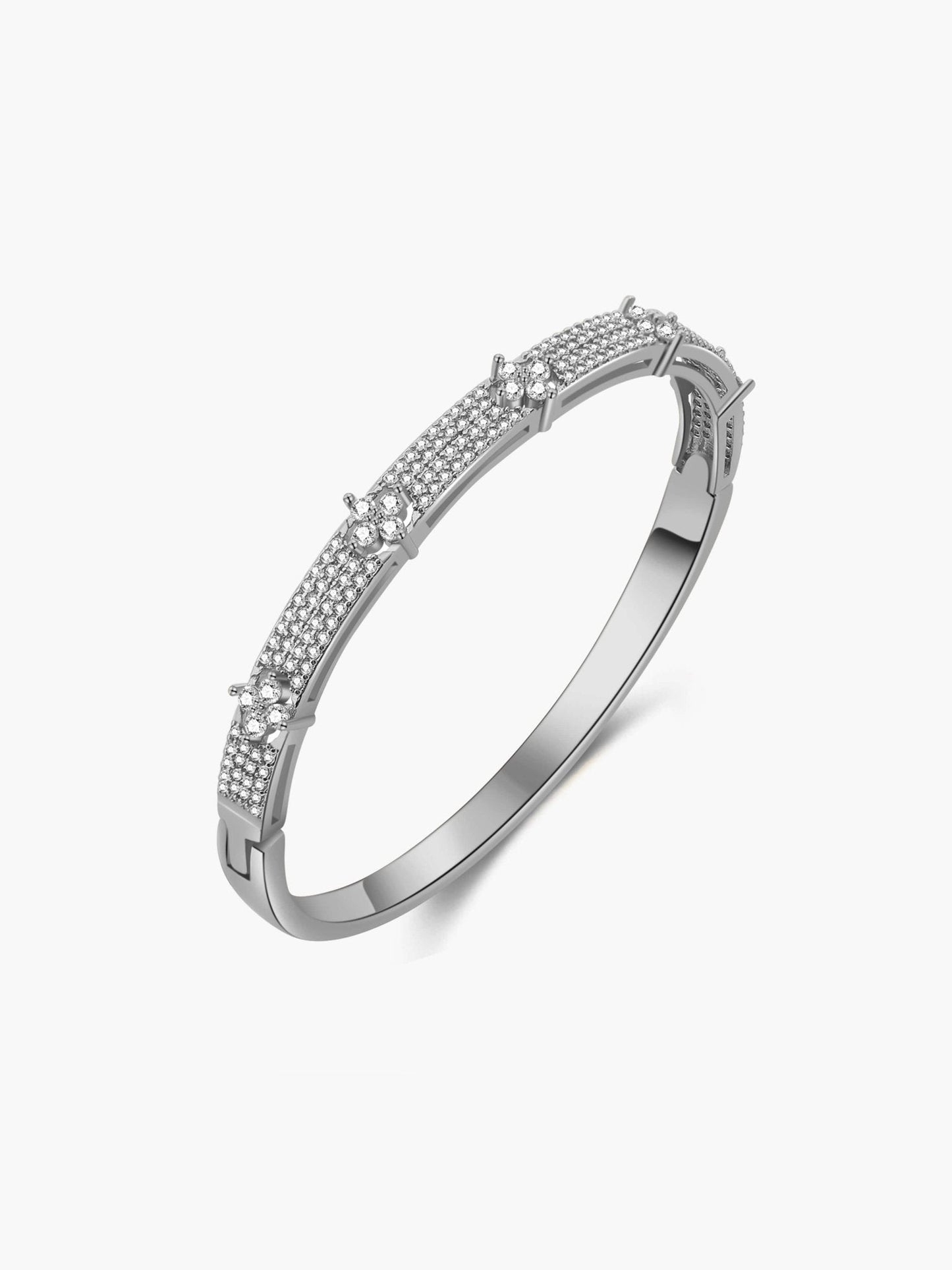 Bransoletka Camille Flower Pavé