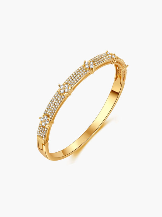Bransoletka Camille Flower Pavé