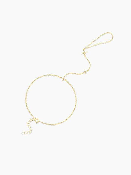 Cora Blumen-Strassstein Handkette