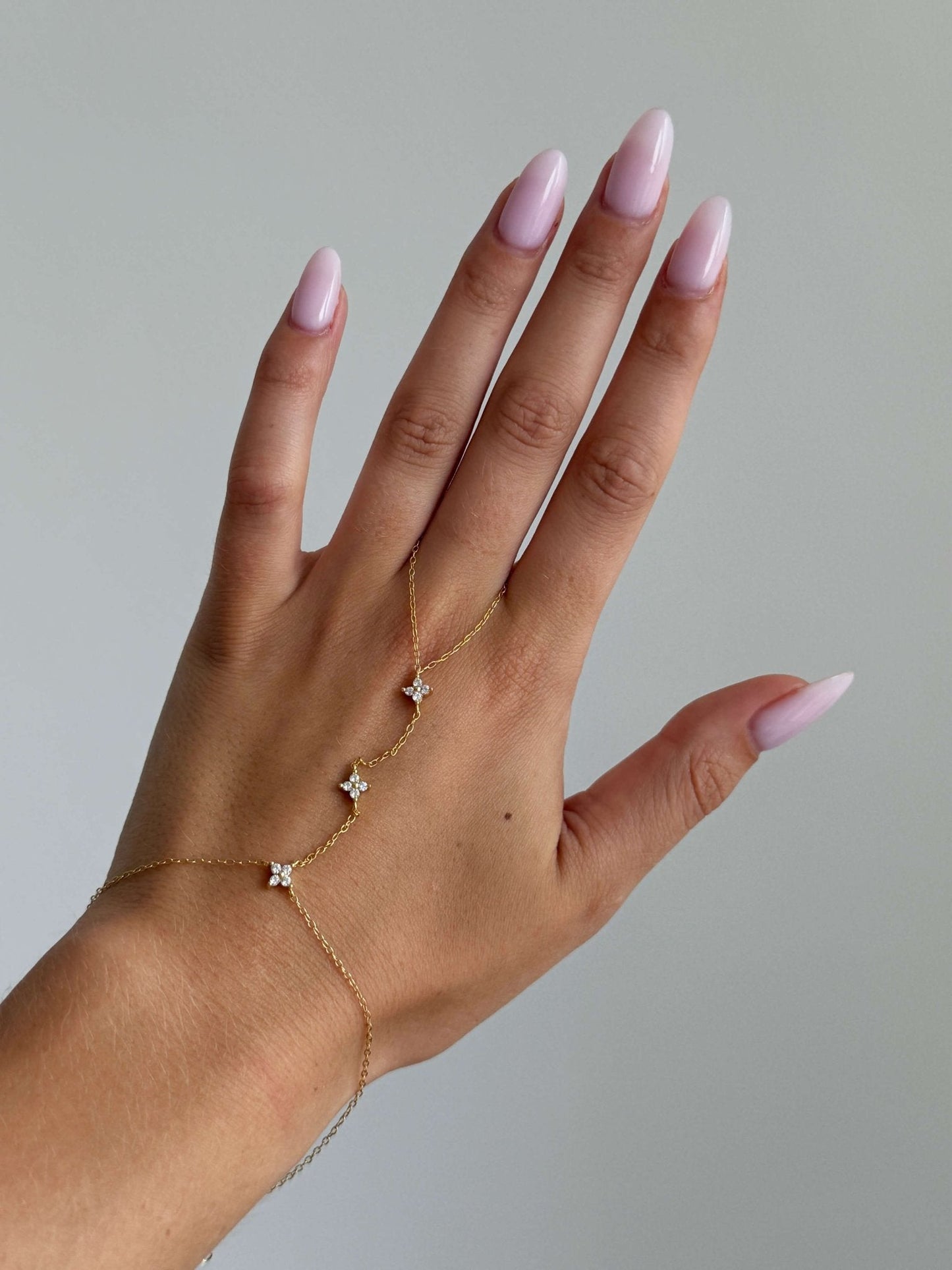 Cora Blumen-Strassstein Handkette