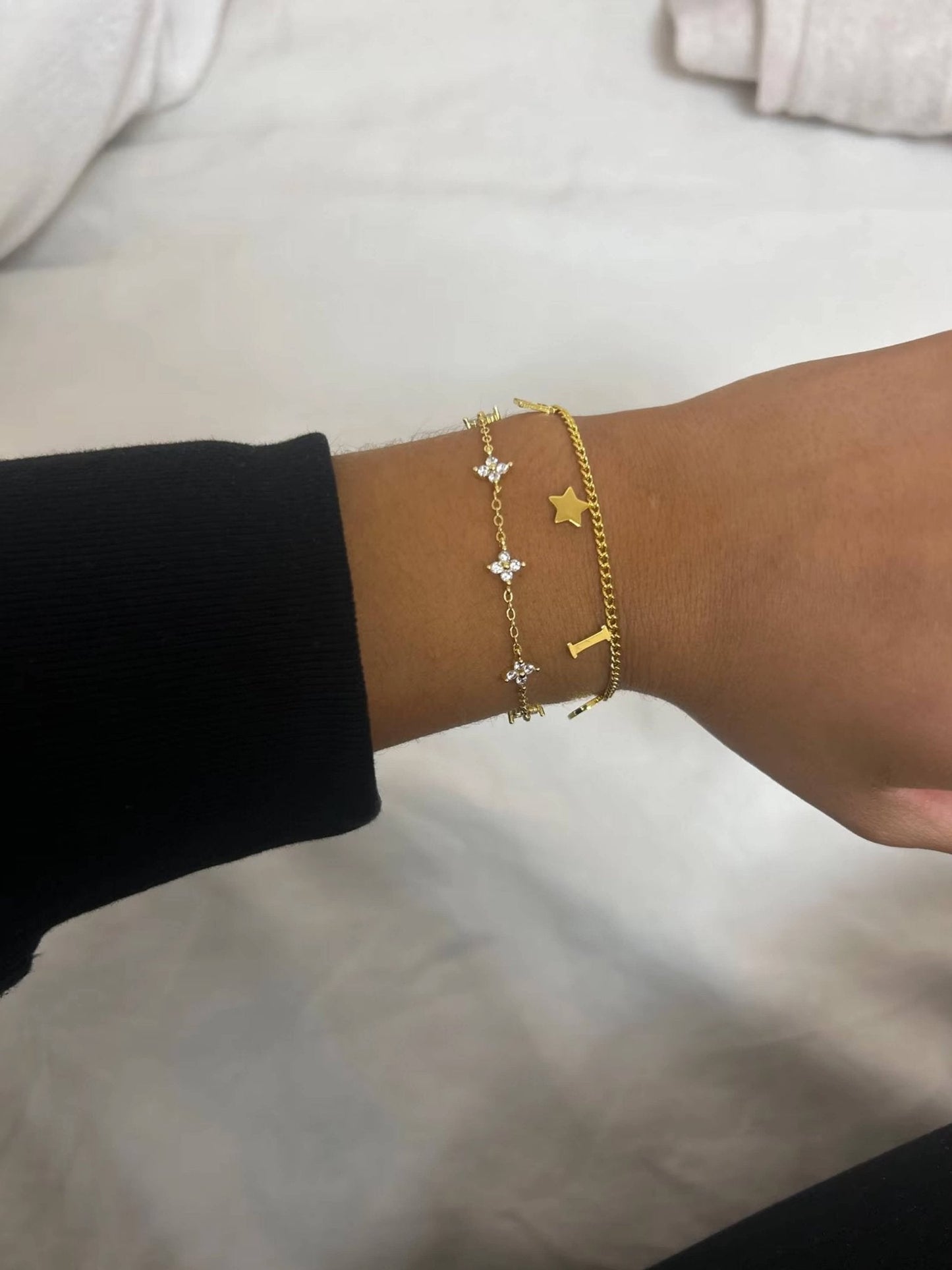 Dina Strass Blumenketten-Armband