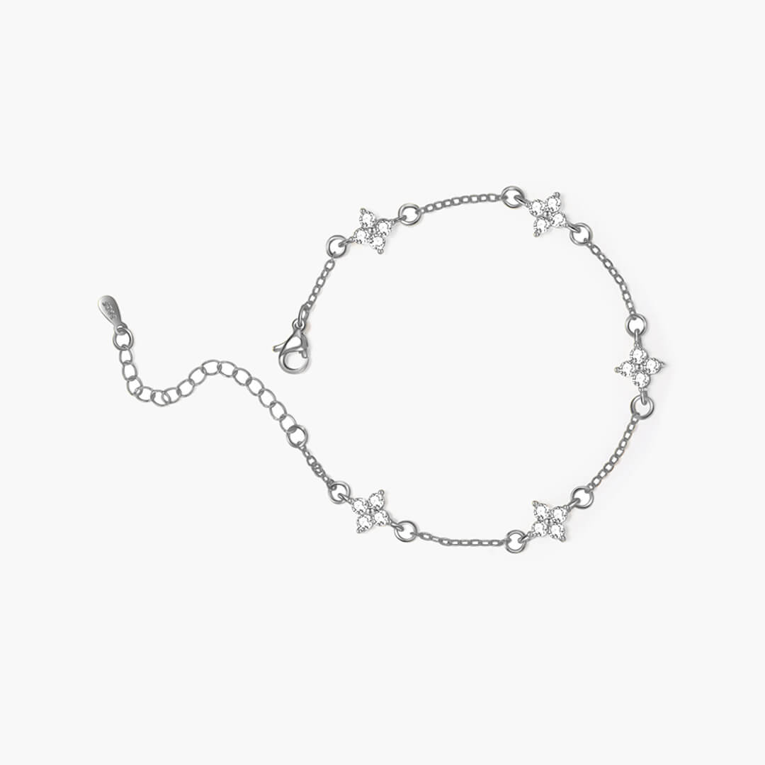 Dina Strass Blumenketten-Armband