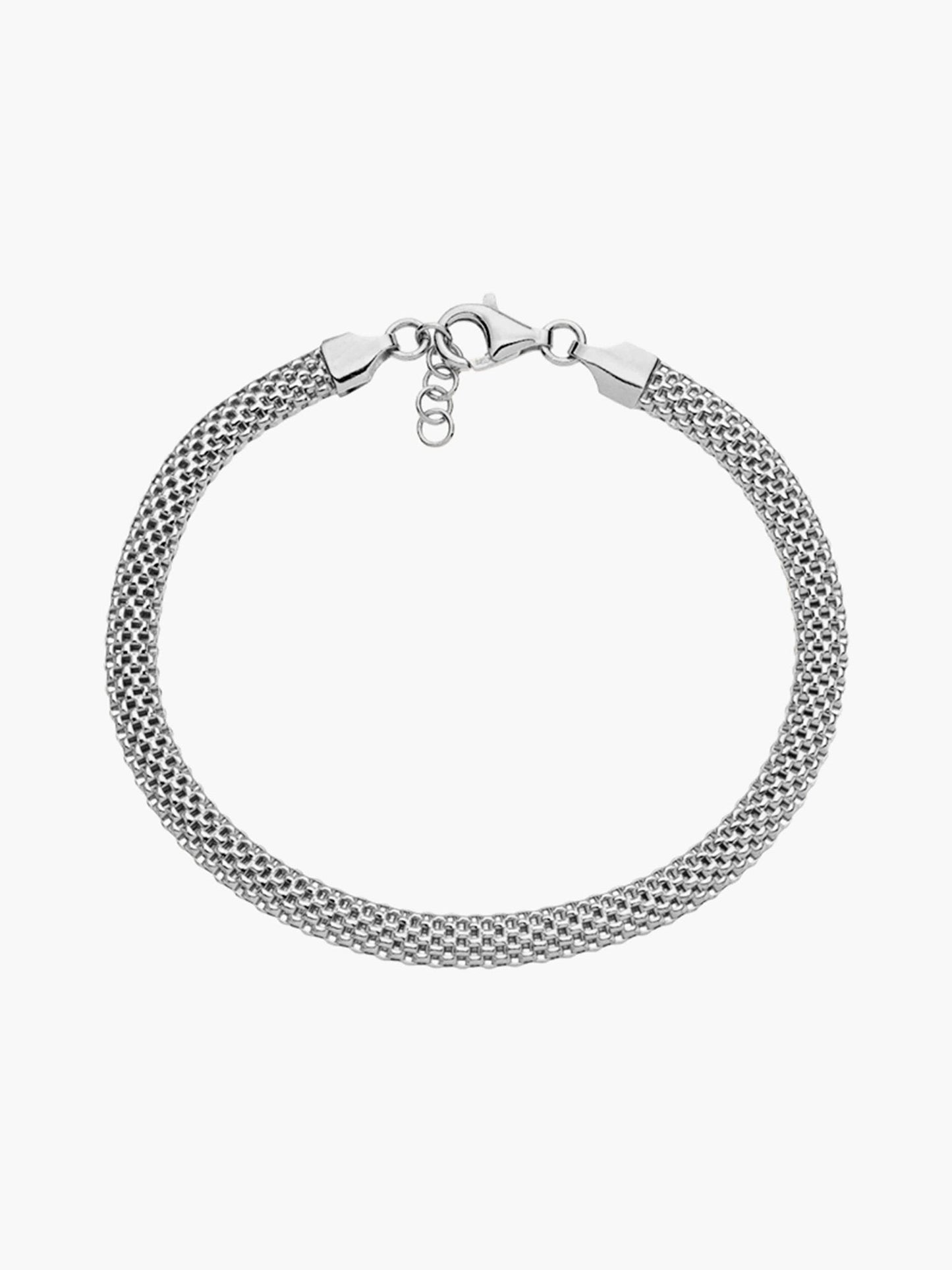 Gewölbtes Mesh-Kettenarmband