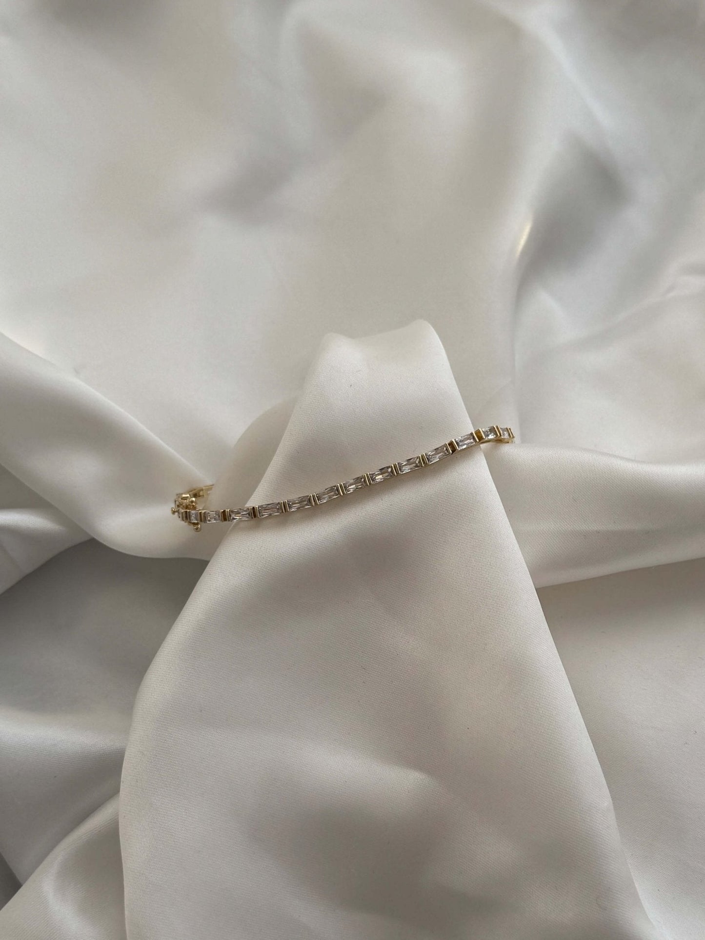 Louisa Baguette Zirkonia Tennisarmband