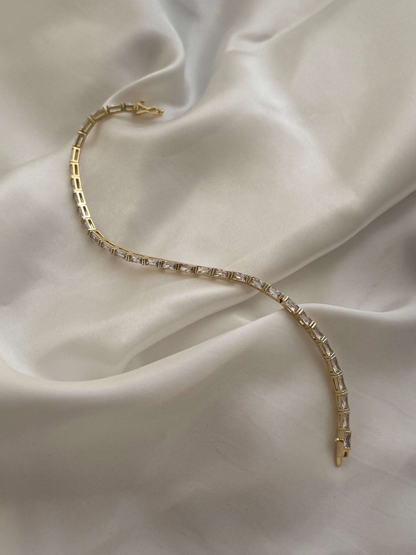 Louisa Baguette Zirkonia Tennisarmband